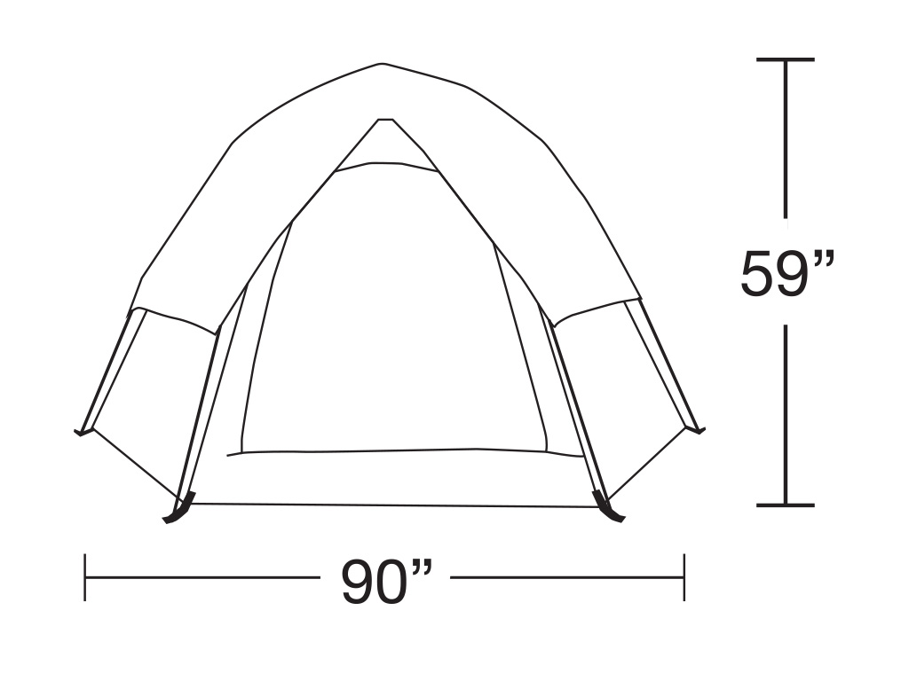 Catoma Raven 98605 2 personne speedome Tente pompiers Shelter Rainfly inclus 