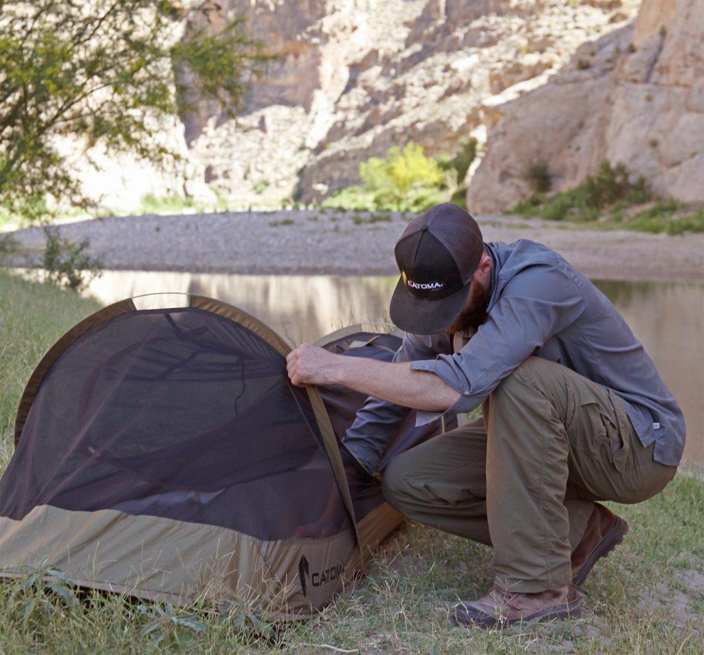 Modular tent outlet